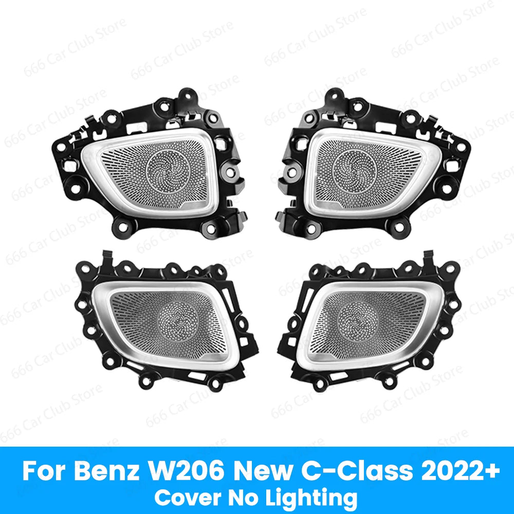 No Light Audio Speaker Door Loudspeaker Panel Cover for Mercedes Benz GLC X254 C Class W206 Car Audio Upgrade Accessory