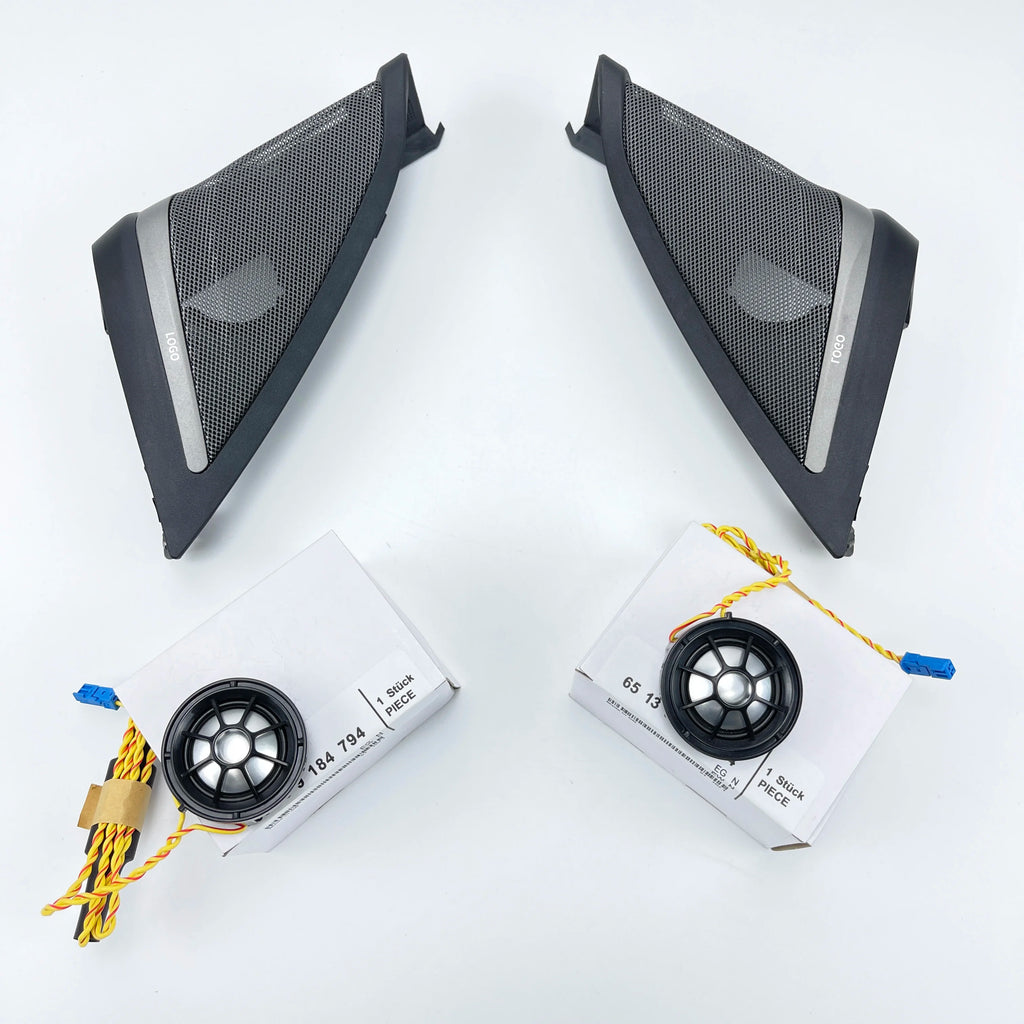Car Front Door Tweeter Cover For BMW G30 5 Series Audio Trumpet  Head Treble Horn Frame Speaker Decoration Accessories Refit