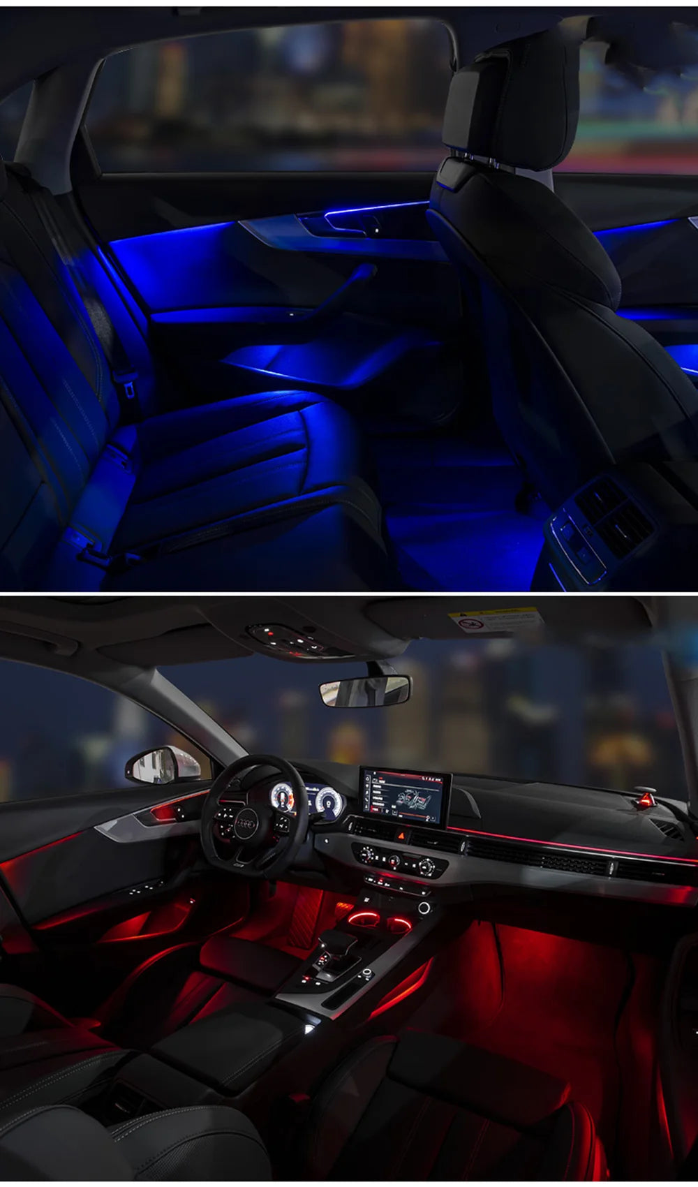 Ambient Light For Audi A5/S5 A4/S4 B9 2017-25 environmental Backlight Atmosphere Lamp Symphony Interior LED Lighting Accessories