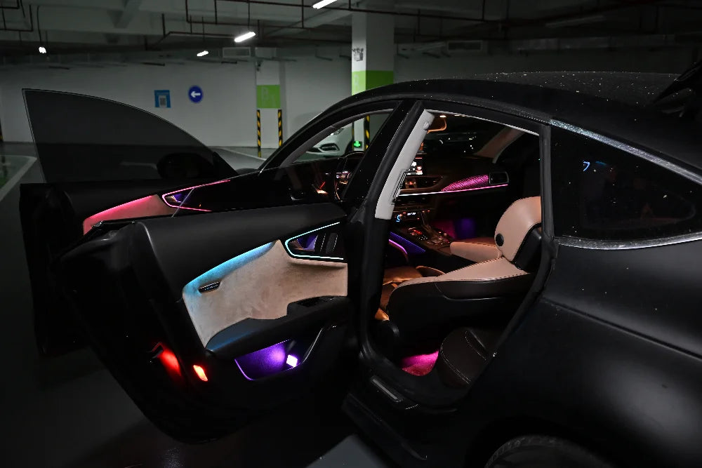 OEM Upgrade Interior LED Lighting For Audi A7 C7 2011-2018 Models - Symphony 64-Color Ambient Lighting Trim Accessories