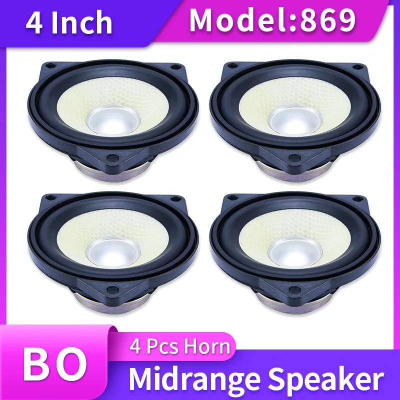 4 Inch Midrange Loudspeaker For BMW E60 E61 E63 E64 E65 E66 F07 F01 F02 F03 X3 E83 X5 E70 X6 E71 E72 3 5 7 Series Audio Speaker