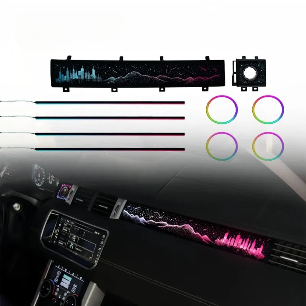 Car Interiors Ambient Lighting LHD/RHD For Land Rover Range Rover Evoque 2015-2018 64-Color LED Decorative Accessories