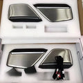 Auto AccessariesCar Door Horn Trim Panel Decorative Lamp Interior Ambient Lights 30 Colours LED Metal Speaker Cover For Audi A6