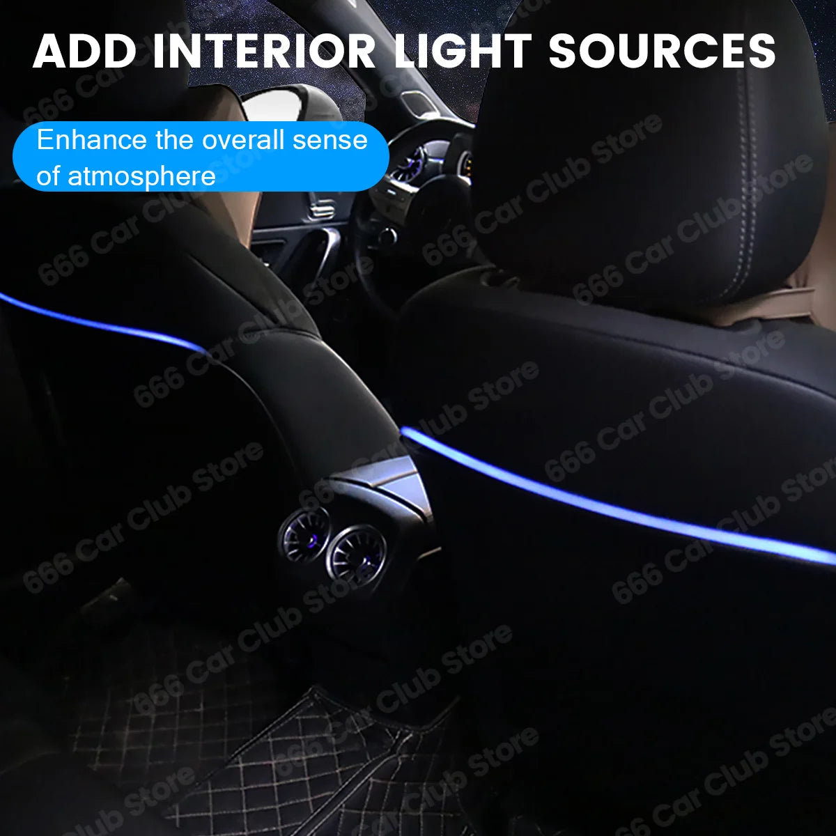 256 farben LED Sitz Zurück Lampe Rückenlehne Dekorative lichter Für Mercedes Benz W177 W118 W247 B CLA GLB GLA  APP Control