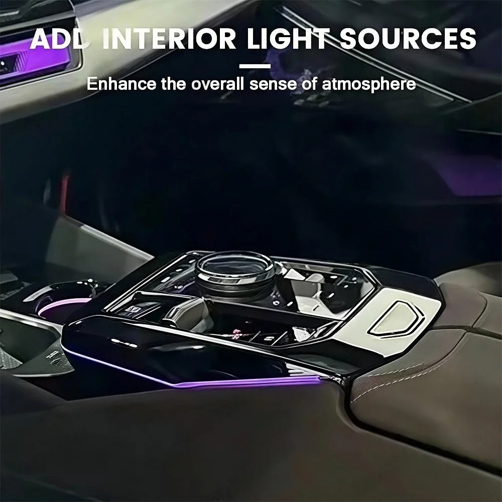 LED 15 Colors for BMW 5 Series G60 G68 i5 Car Ambient Light Saddle Lamp Reading Light Sunroof light Interior Accessories 2024-25