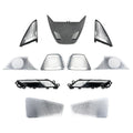 Audio Upgrade Kit for BMW G30 5 Series, Midrange Tweeter, HiFi Music Stereo, LED Illuminate Speaker Cover, Trim Refit, 11 Colors