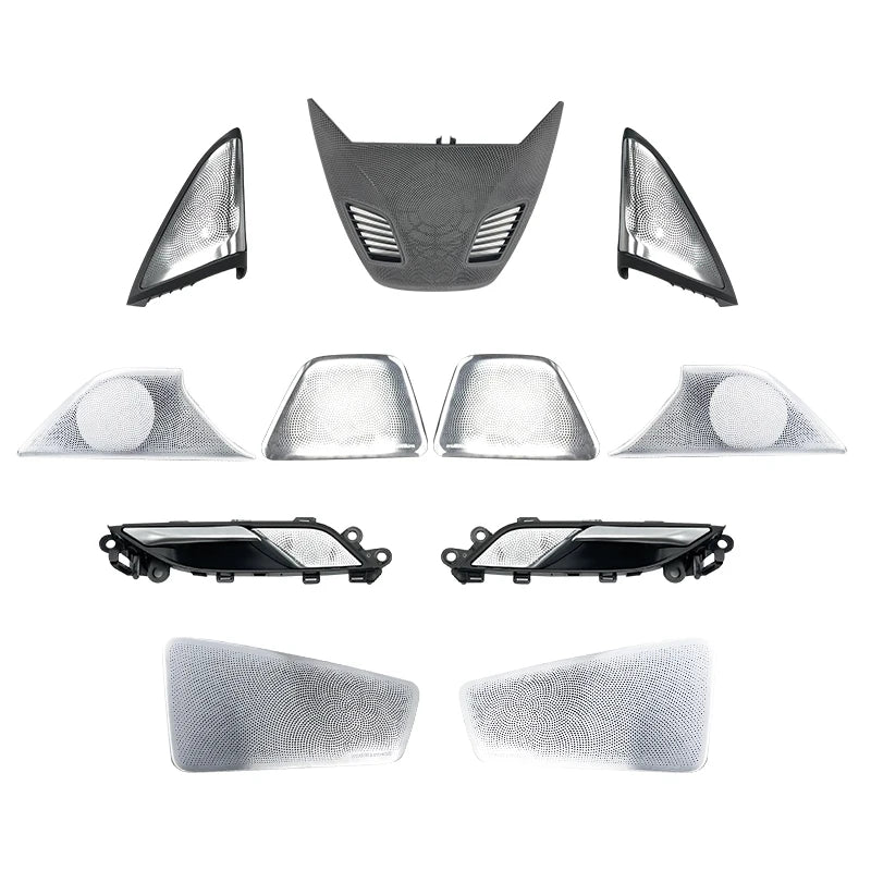 Audio Upgrade Kit for BMW G30 5 Series, Midrange Tweeter, HiFi Music Stereo, LED Illuminate Speaker Cover, Trim Refit, 11 Colors