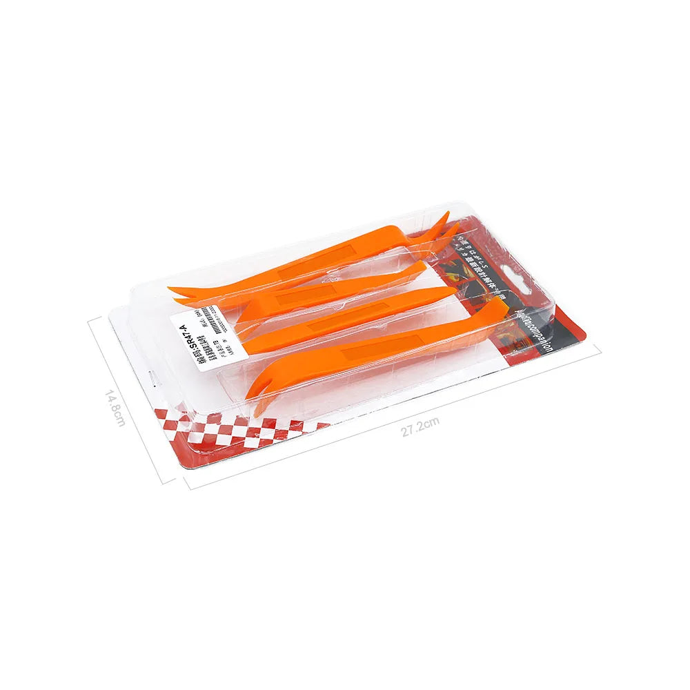 2026 newest Plastic Car Radio Door Clip Panel Trim Dash Audio Removal Pry Tool Repairing 4Pcs 1 set