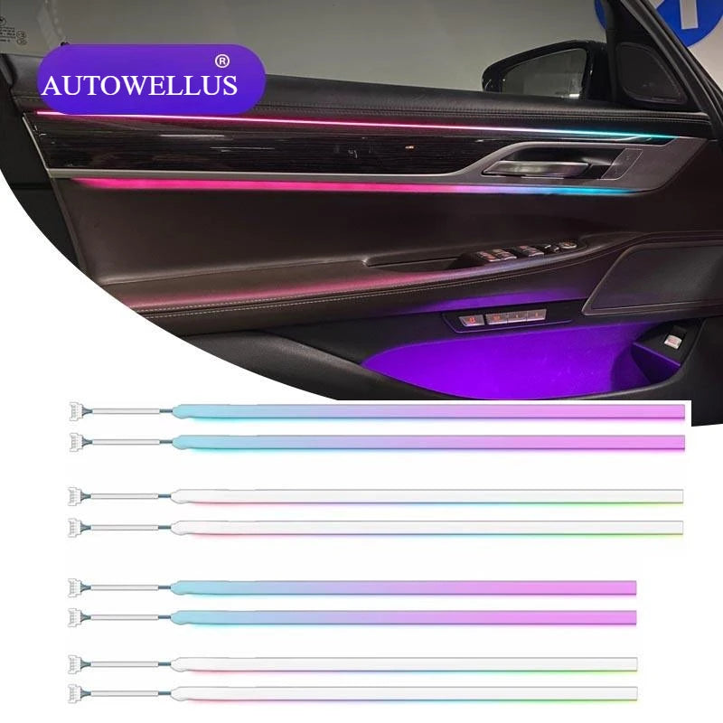 Car Ambient Light LED Strip for 2016-2022 BMW 7 Series G12 Auto Interior Decoration 12V Lights bar Atmosphere Light Upgrade