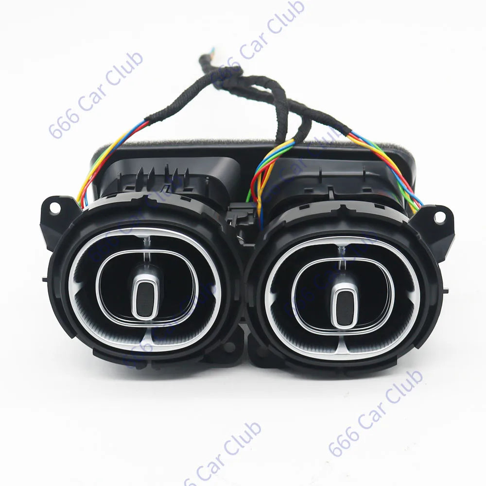 64 Colours LED Air Vents For Mercedes Benz C-Class W206 2022 Car RGB Turbine Air Conditioning Nozzle Outlet Ambient light Refit