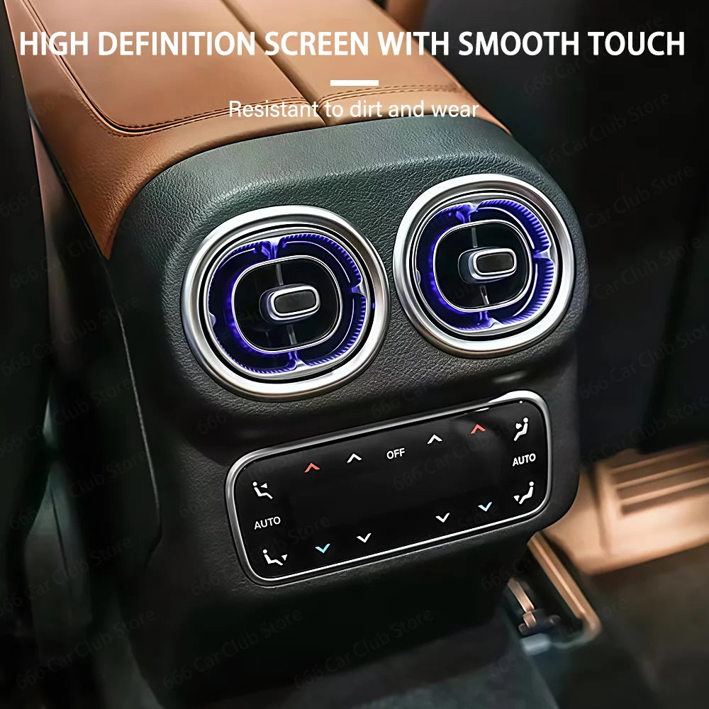 Rear Air Conditioning Panel AC Screen Upgrade For Mercedes Benz Benz W206 C-class Series Car Rear AC button LCD Control Panel