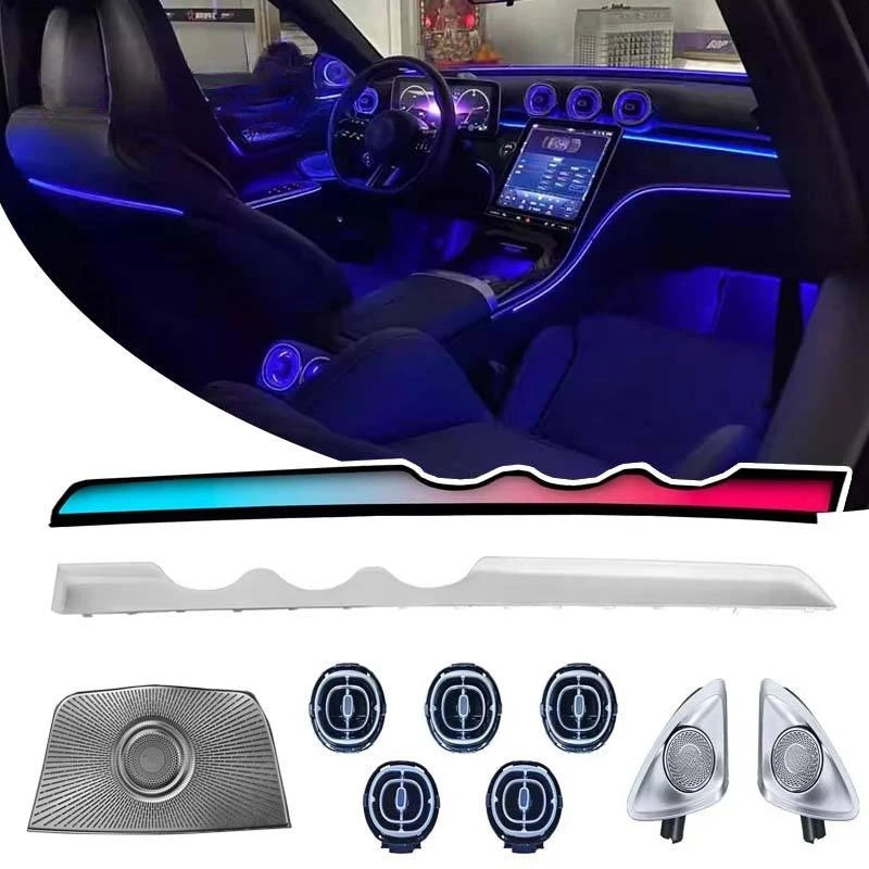 Ambient Light for Mercedes-Benz C-Class W206 2022-2025 Passenger Side Dynamic Light Shadow Auto Interior Atmosphere Lighting