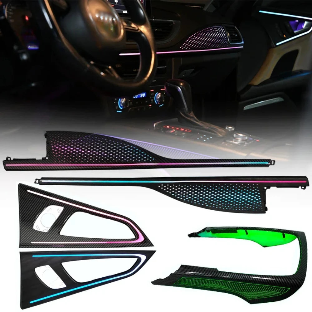 OEM Upgrade Interior LED Lighting For Audi A7 C7 2011-2018 Models - Symphony 64-Color Ambient Lighting Trim Accessories