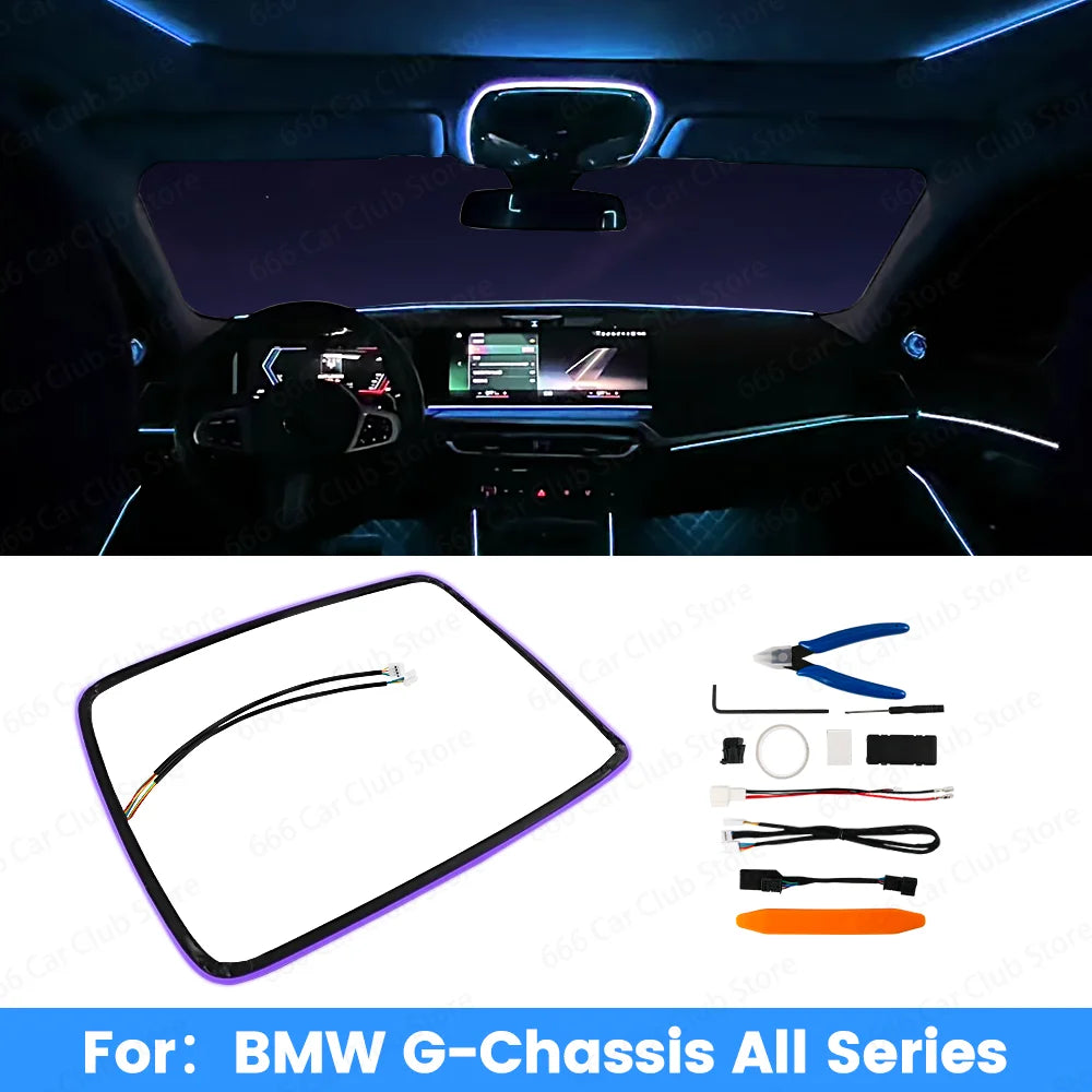 Roof LED Reading Light Ambient Interior Mood Lighting For BMW 2 3 4 5 6 GT 7 8 Series G20 G30 G05 G06 G07 G01 G60 G70
