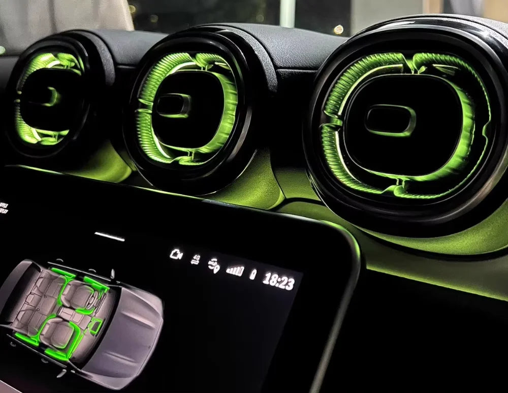 for Mercedes-Benz GLC X254 64-Color Stylish Car Ambient Light Interior Atmosphere Lighting Kit Interior Atmosphere Lighting