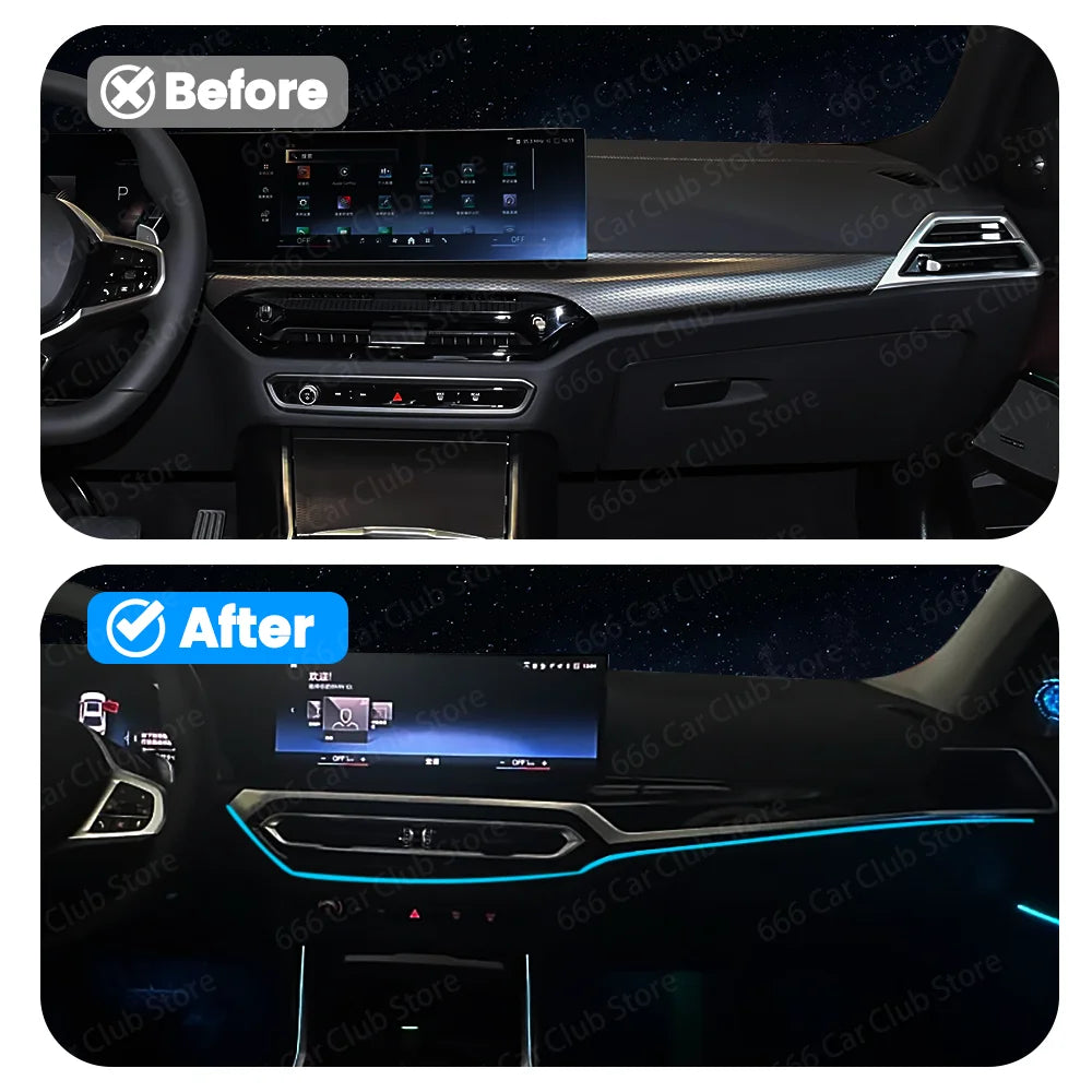 11 Colors LED Center Console Instrument Lights for BMW New 3 Series G20 G21 G22G26 G80Car Lnterior Decorative Ambient Light Part
