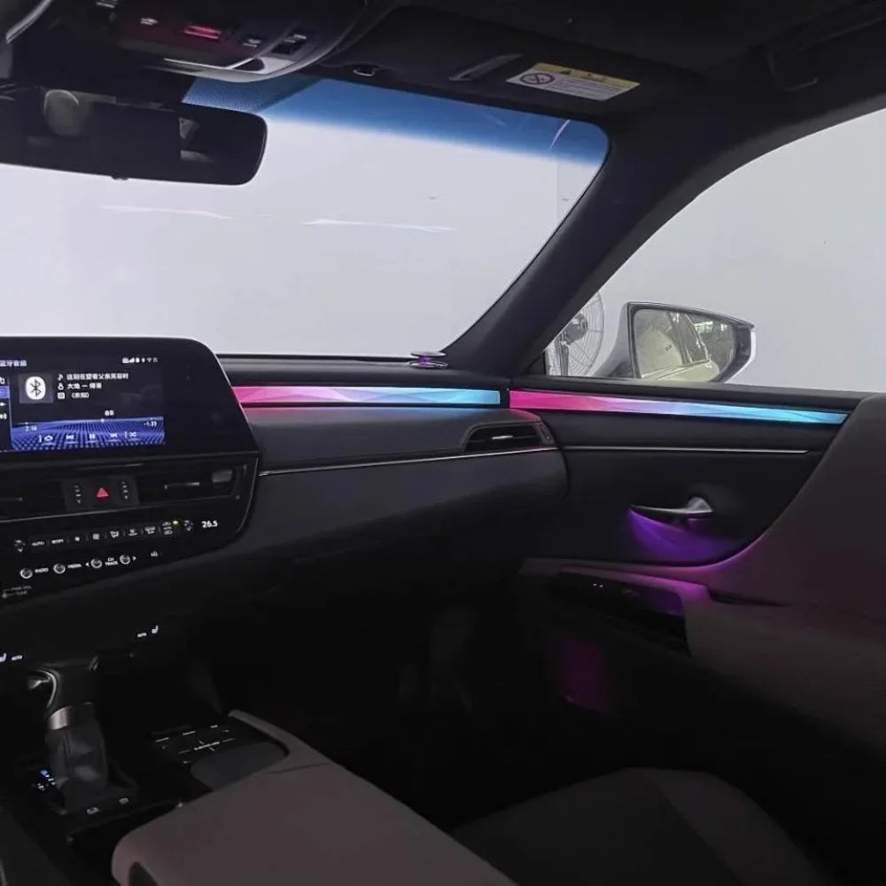 Upgrade Car Interior LED Lights for Lexus ES 2018-2025 ES300Crystal Dynamic Symphony Ambient Light Package Trim Accessories.