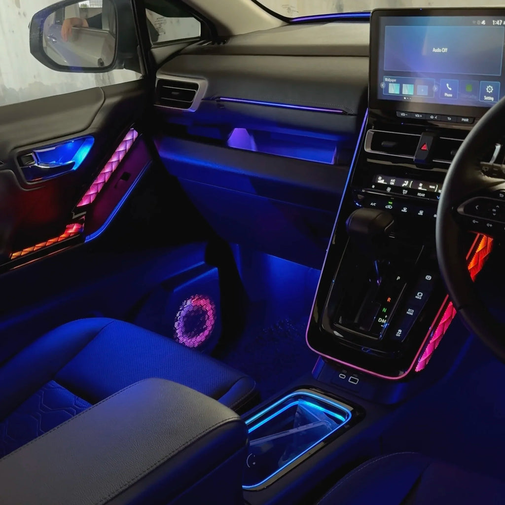Car RHD Interior For Toyota Innova Hycross 2022-2025 Ambient Light 12V 3-5W Full Vehicle Environmental Lighting System