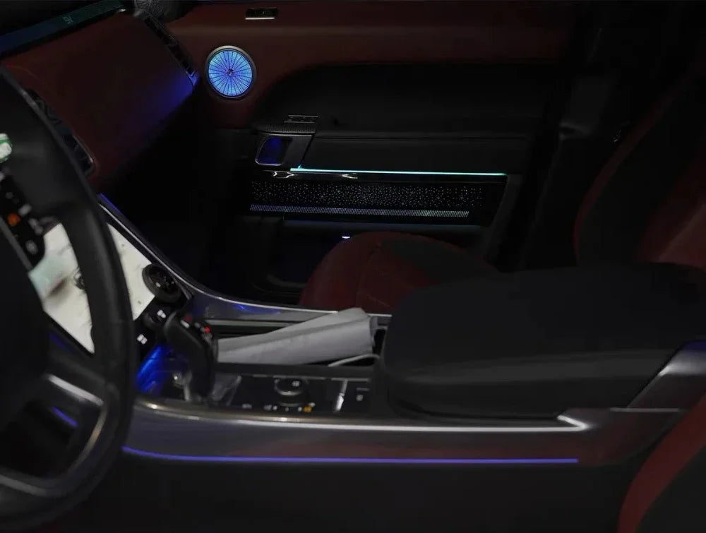 Car RHD LHD Interior Ambient Lighting for Land Rover Range Rover Vogue 2013-2017 64-color Speaker Lights Decorative Accessories