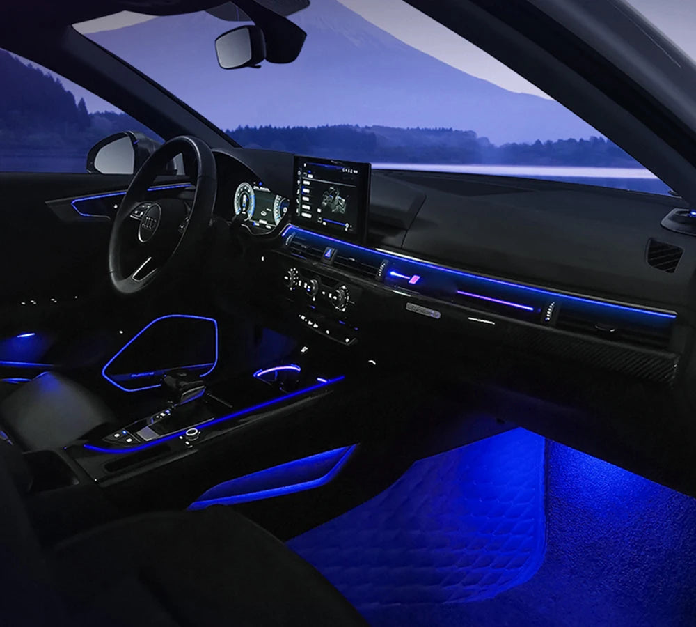 For Audi A4 S4 A5 S5 B9 2016-2025 Center Console Dashboard Ambient Light LED Strip Decorative Lamp