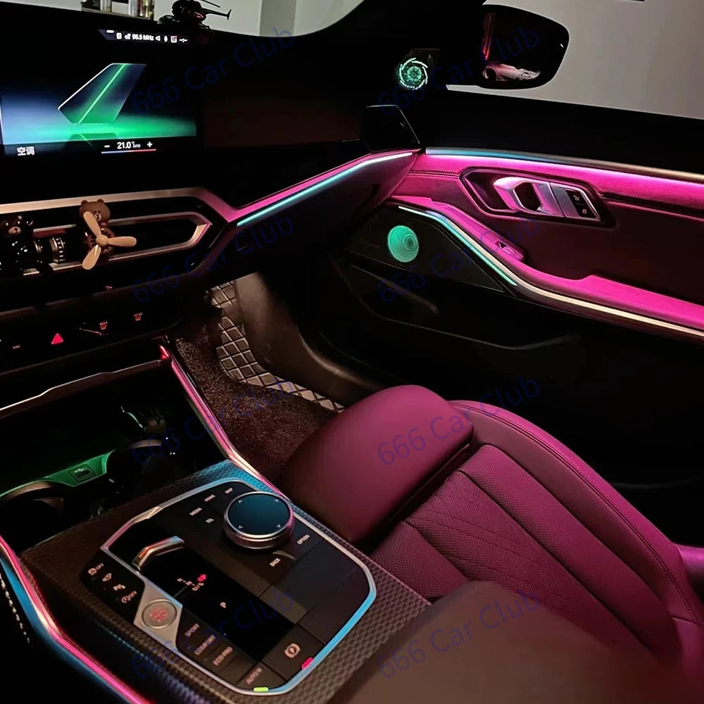11 Colours LED Ambient Light For BMW G20 New 3 Series Car Interior Instrument Panel Saddle Decorative Lamp RGB Refit Accessories