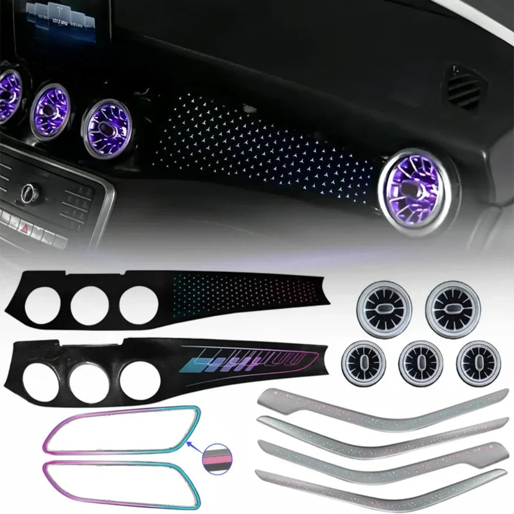 Auto 64-color Interior LED Lighting For Mercedes-Benz CLA/GLA/A/B-Class W156/W117/W246/W176 2013-2019 LHD/RHD Symphony Kit