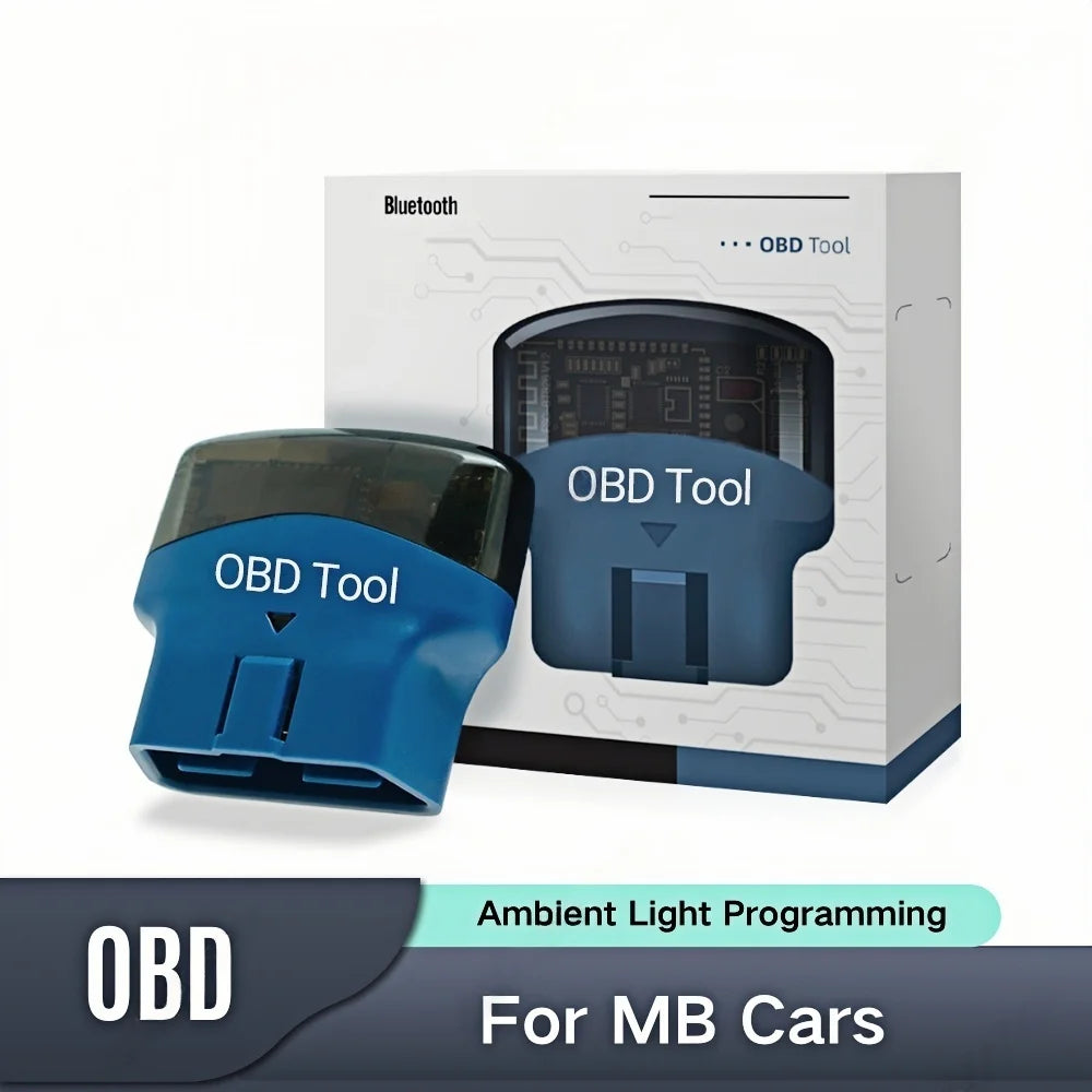 OBD For Mercedes-Benz A/B/C/GLC/CLA/GLA/ W176 W177 W246 W205 X253 W156 W117 X156 Ambient Light Function Menu Activation