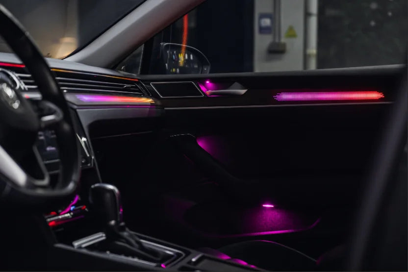 Multicolored Car Interior Ambient LIghts for Volkswagen Passat B8 2017-2021Dynamic Symphony Car Interior Light Upgrade VW B8