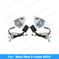 NEW LED 4D Rotating Tweeter Speaker For Mercedes Benz E Class W214 64 Colours RGB 3D Treble Horn Decoration Refit