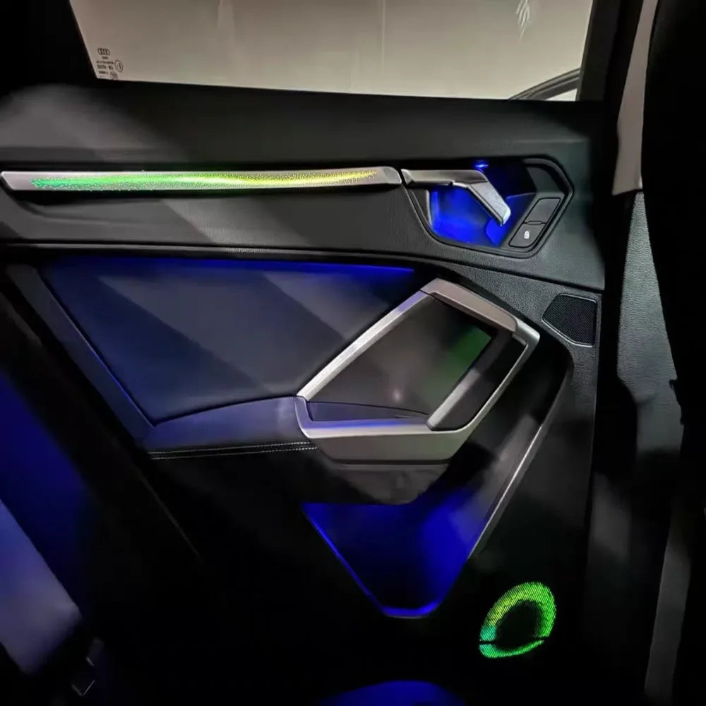 64 Color Dynamic Car Ambient Light for Audi Q3 2019-2024 Car Accessories Interior Decoration Auto Lighting Systems for Car