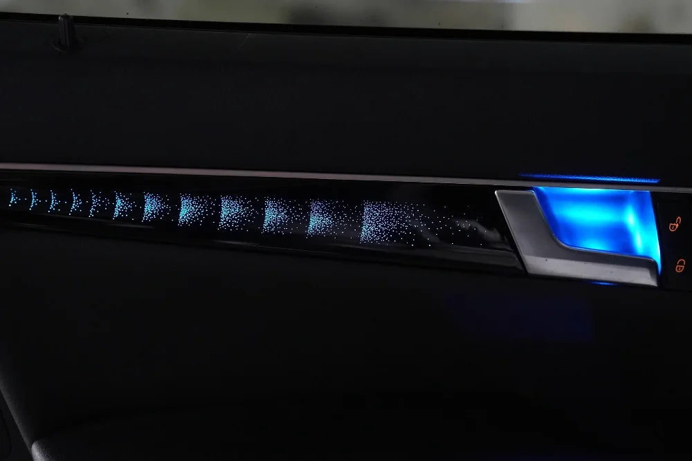 64 Colors Auto Ambient Lighting For Mercedes Benz C-Class W204 Interior Decoration Lights Symphony Rhythm For Car Upgrade