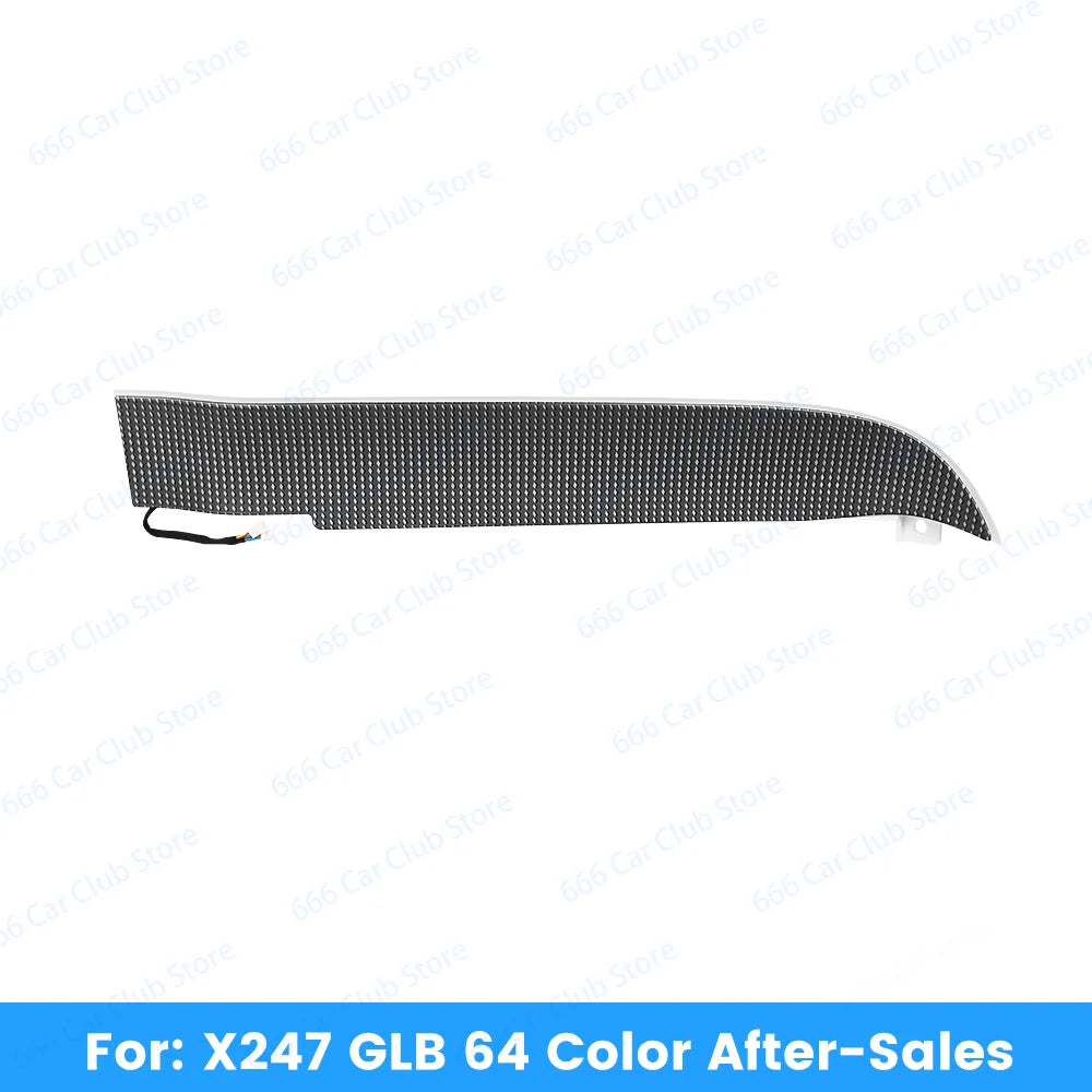 64 Color LED Co Pilot Decorative Panel For Mercedes Benz GLB-Class W247 X247 Automotive Dashboard Decorative Light