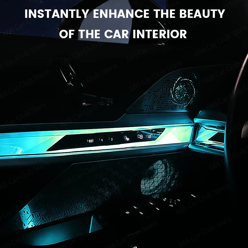11 Colors LED Speaker Cover for BMW New 7 Series G70 I7 - Enhance Your Car's Audio Cover Ambient lighting ﻿