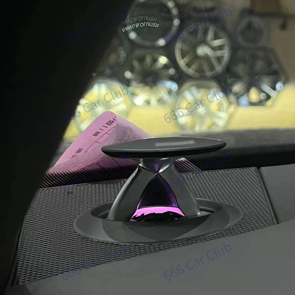 LED Lifting Tweeter Speaker For Audi A4 A5 A6 A7 Q5 Q7 Q8 C7 C8 B9 32 Colour Car Instrument Electric Treble Horn Decoration Part