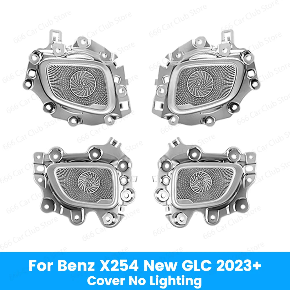 No Light Audio Speaker Door Loudspeaker Panel Cover for Mercedes Benz GLC X254 C Class W206 Car Audio Upgrade Accessory