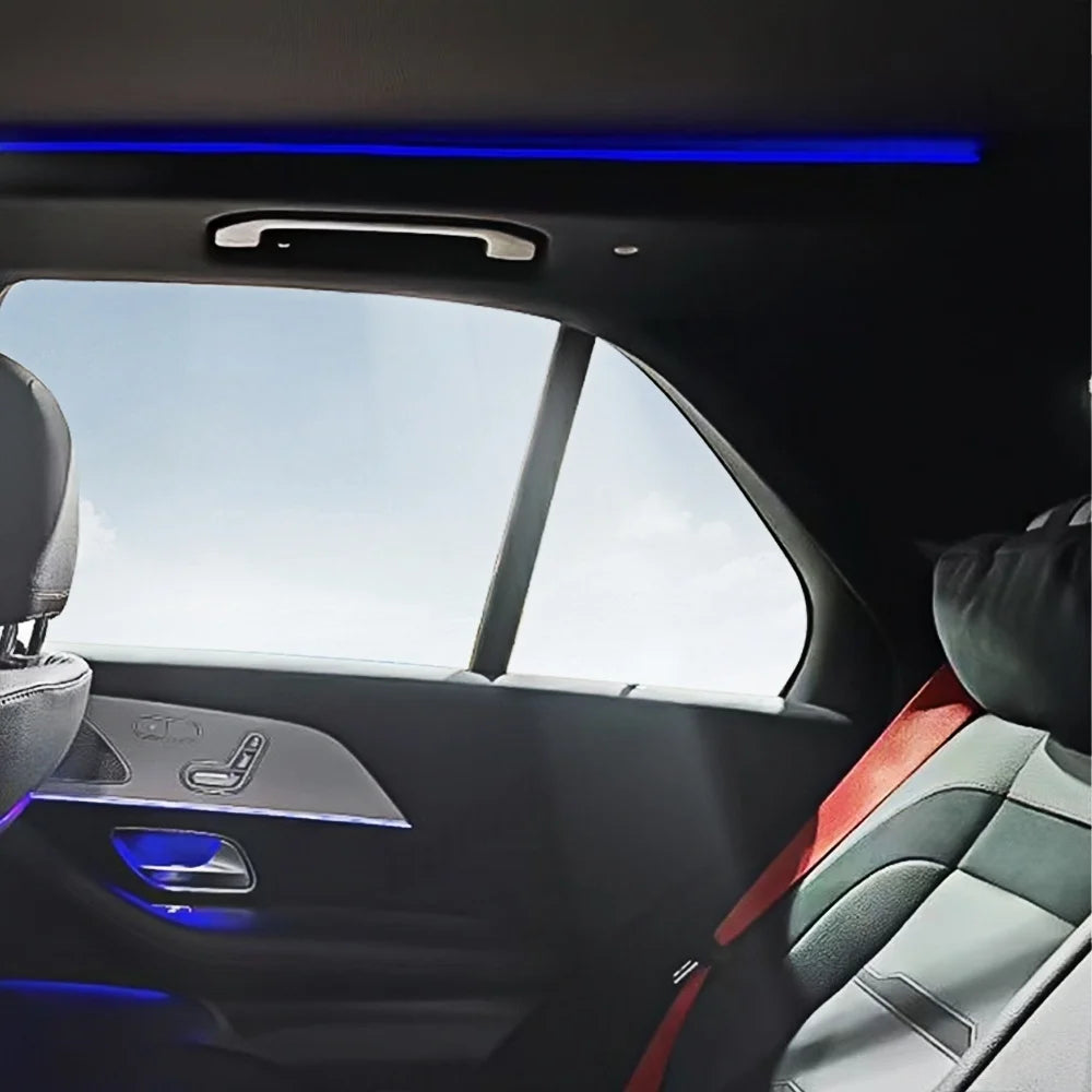 64 Colours LED Skylight Lights For Mercedes Benz W167 GLE GLS AMG GLE53 Car Interior Multicolor Ambient Light Sunroof Lamp Refit