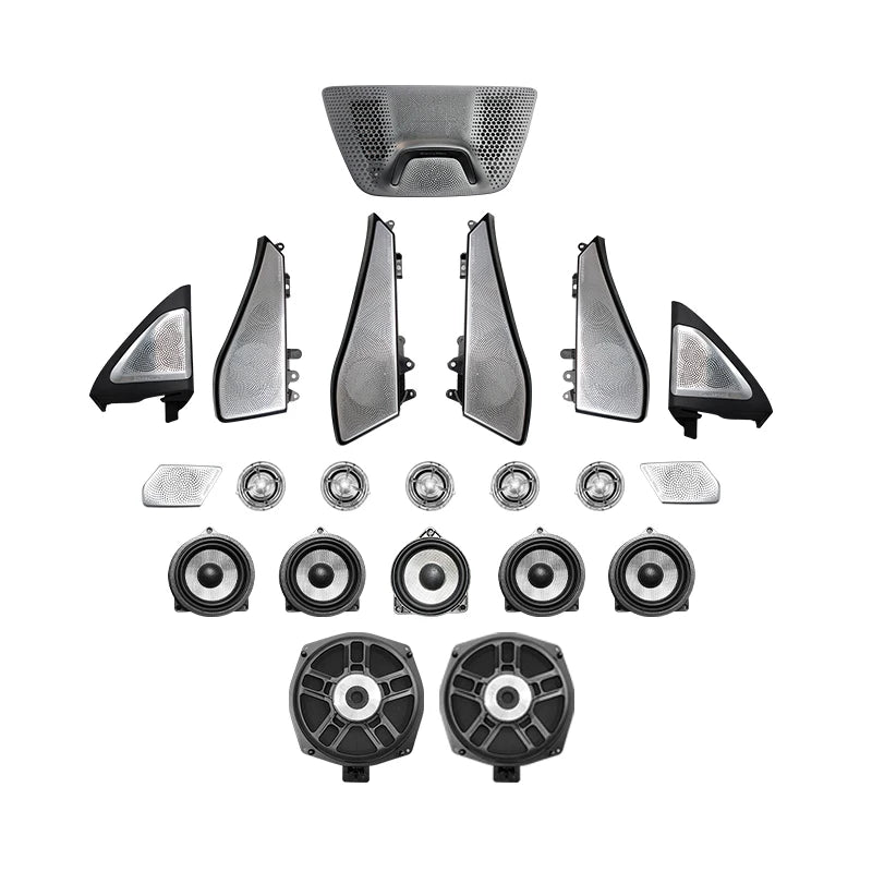 Speakers Horn Cover Car LED For BMW X6 G06 Speaker Front Rear Door Glow Tweeter Luminous Night Lighting Trim Subwoofer Audio