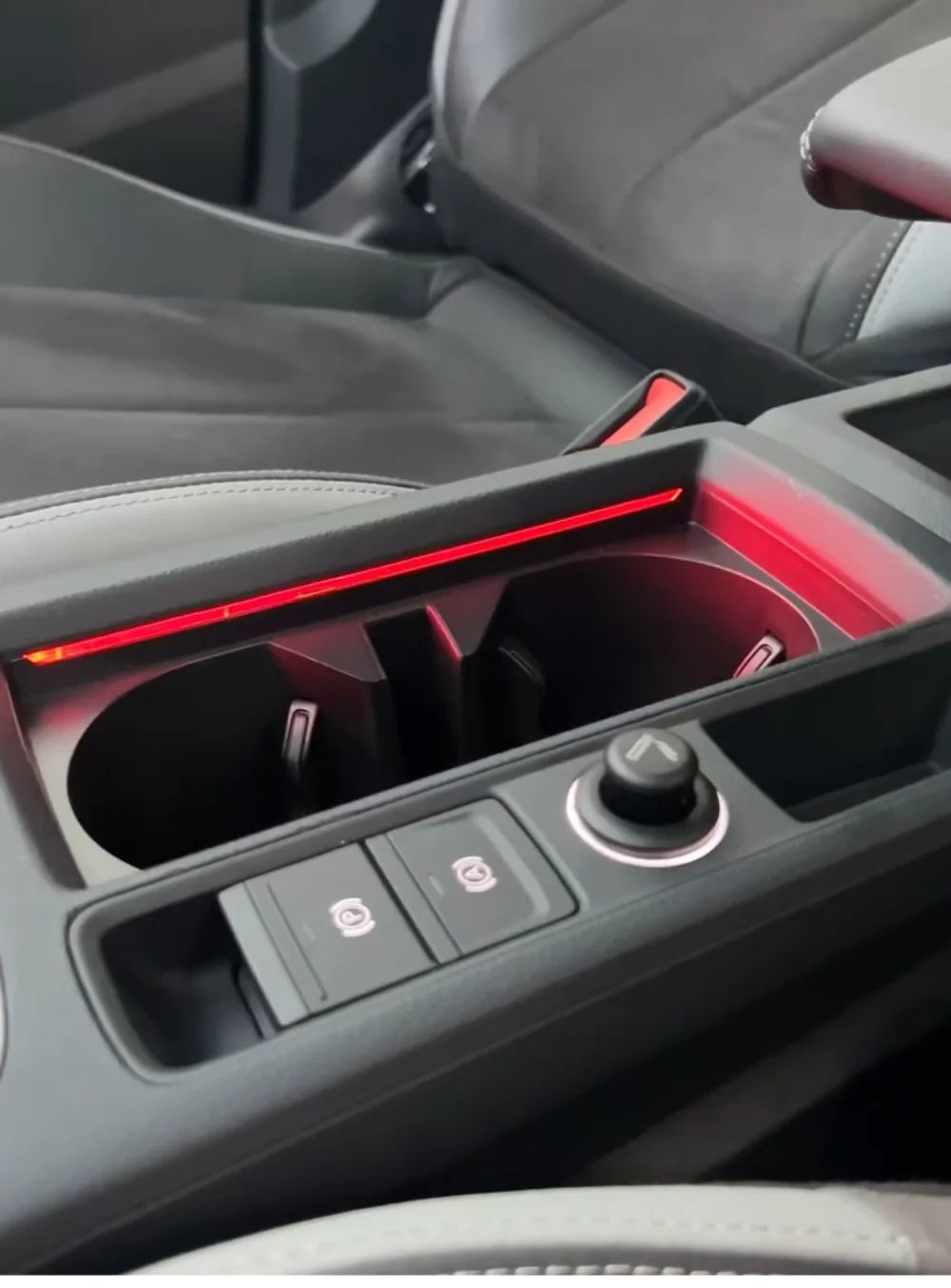 Automotive Inter LED Ambient Light For Audi Q3 2019-2024 OEM 29 Leds Matte Silver Star River Rainbow Kit Screen  APP control