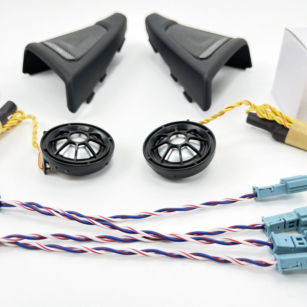 High Quality Audio Head Treble Horn Loudspeaker Music Sound Original Model Tweeter Speakers Covers Fit for BMW F10, F11 5 Series