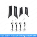 Ambient Lighting 4-Door Color Handle Lights for Tesla Model Y Juniper Model 3 Highland 2023-2025 Interior Car Light Upgrade