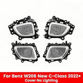 No Light Car Audio Cover A Pillar Door Speaker Cover For Mercedes Benz C Class W206 C200 C220 C260 C300 GLC X254 Car Accessories