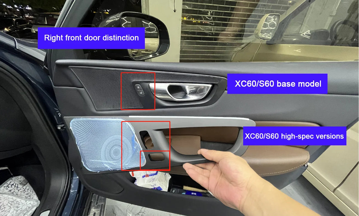 Dynamic 64 Color Car Ambient Lighting for Volvo XC60 S60 2018-2025 Symphony Atmosphere Light for Interior Decoration Upgrade