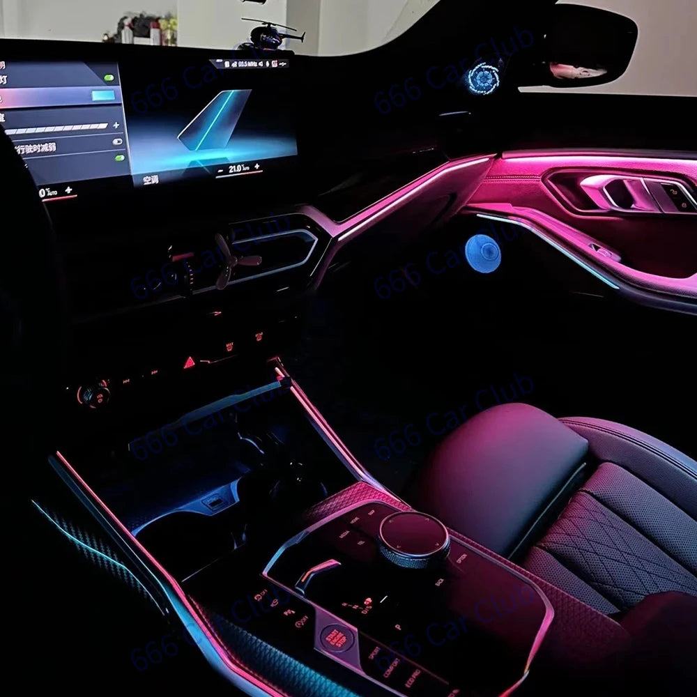 11 Colours LED Ambient Light For BMW G20 New 3 Series Car Interior Instrument Panel Saddle Decorative Lamp RGB Refit Accessories