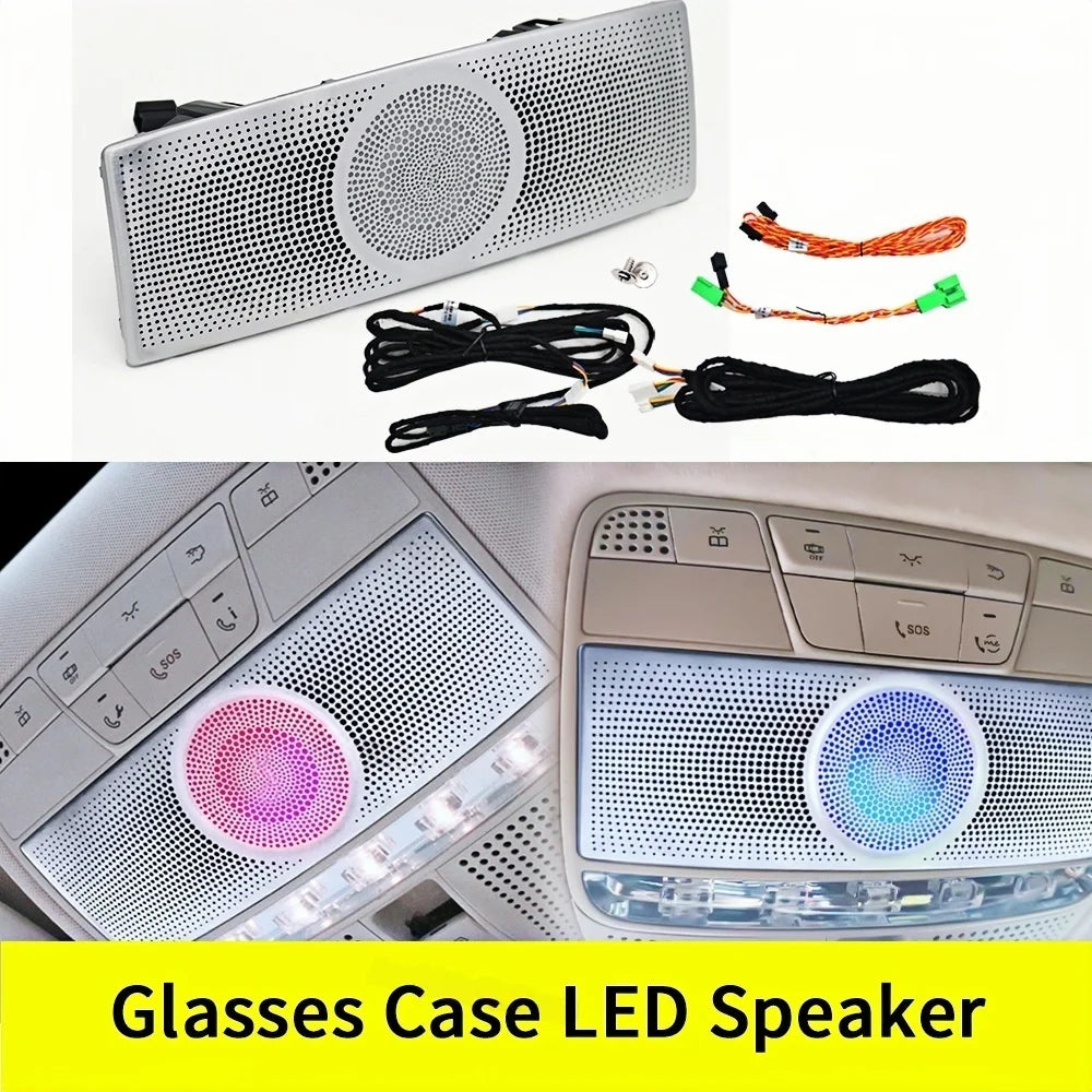 Ambient Light 3/12/64 Colours For Mercedes-Benz C/GLC Class Coupe W205 C43 C63 X253 LED Vents Speaker Decorative Light Retrofit