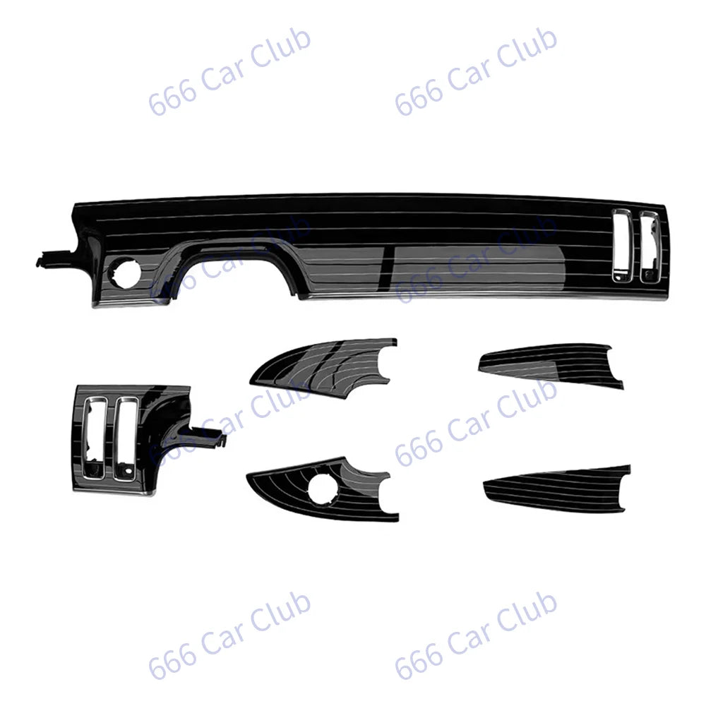 Car Interior Decorativea Panel For Mercedes Benz W223 S450 S500 S480 S Class Maybach Car Door Instrument Piano Paint Style Cover