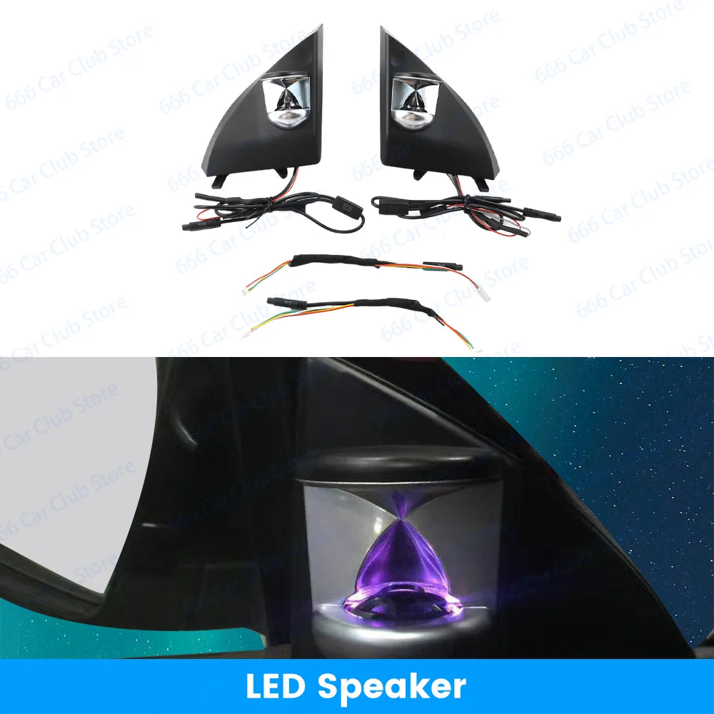 12 Colours LED Ambient Lights For Mercedes-Benz W117 W176 W156 A/CLA/GLA  A45 CLA45 LED Car LED Turbo Style Vent Decoration Lamp