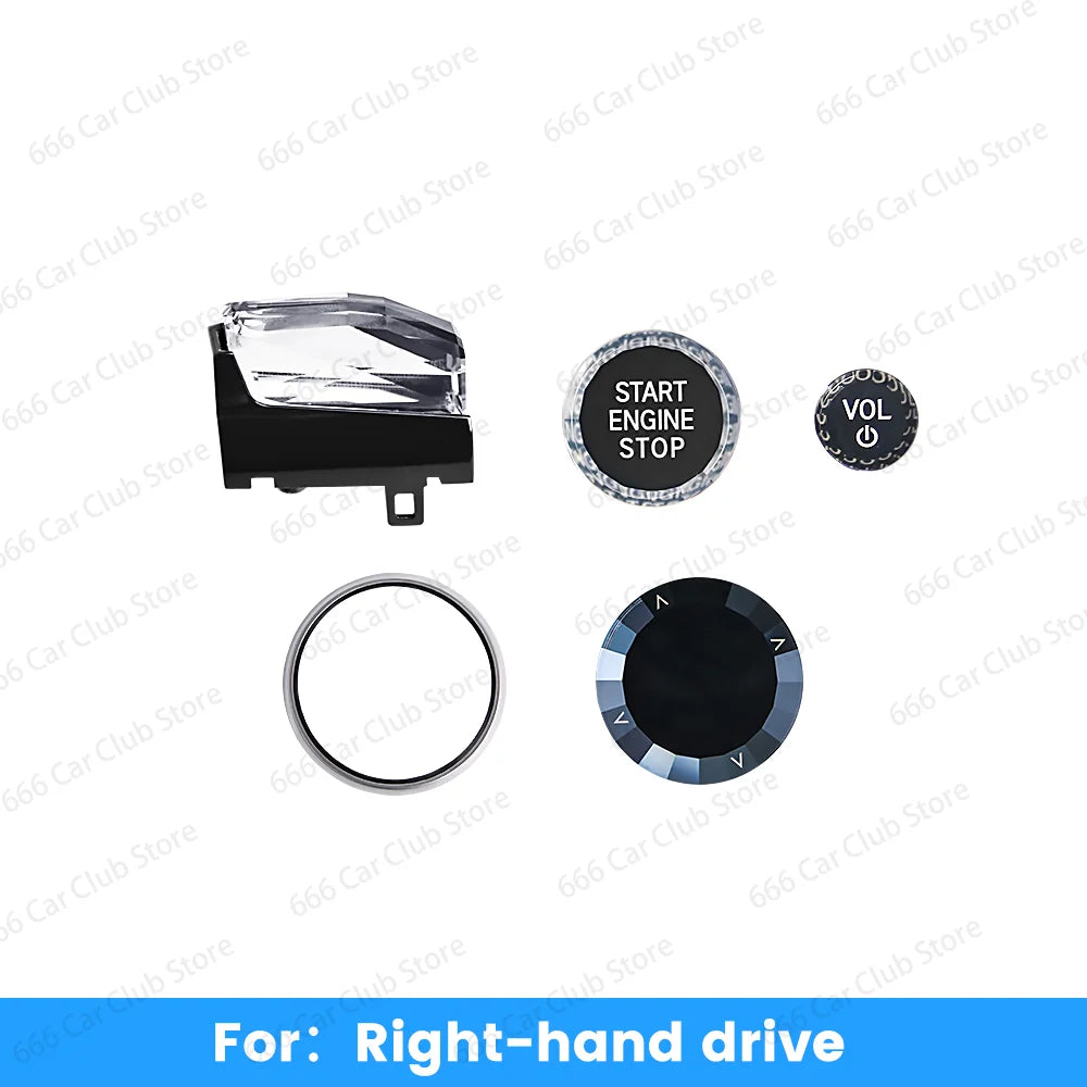 Set Crystal Gear Shift Knob Paddle Shifters 4-Piece For BMW iX3 X5 X6 X7 2 3 4 Series G20 G21 G22 G26 G28 i3 i4 Car Interior Kit