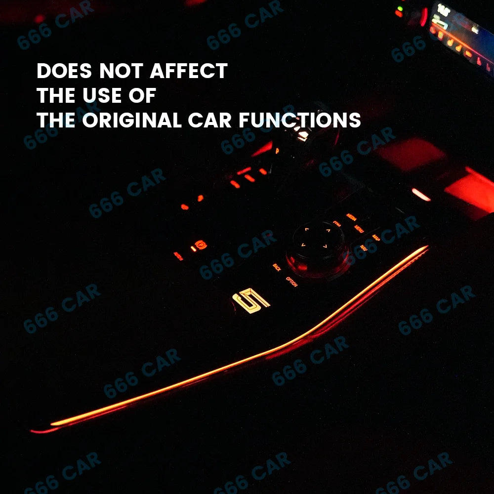 LED Center Console Saddle Light For BMW New 5 Series G30 G32 6GT M5 Car Decorative Light Modification Accessories