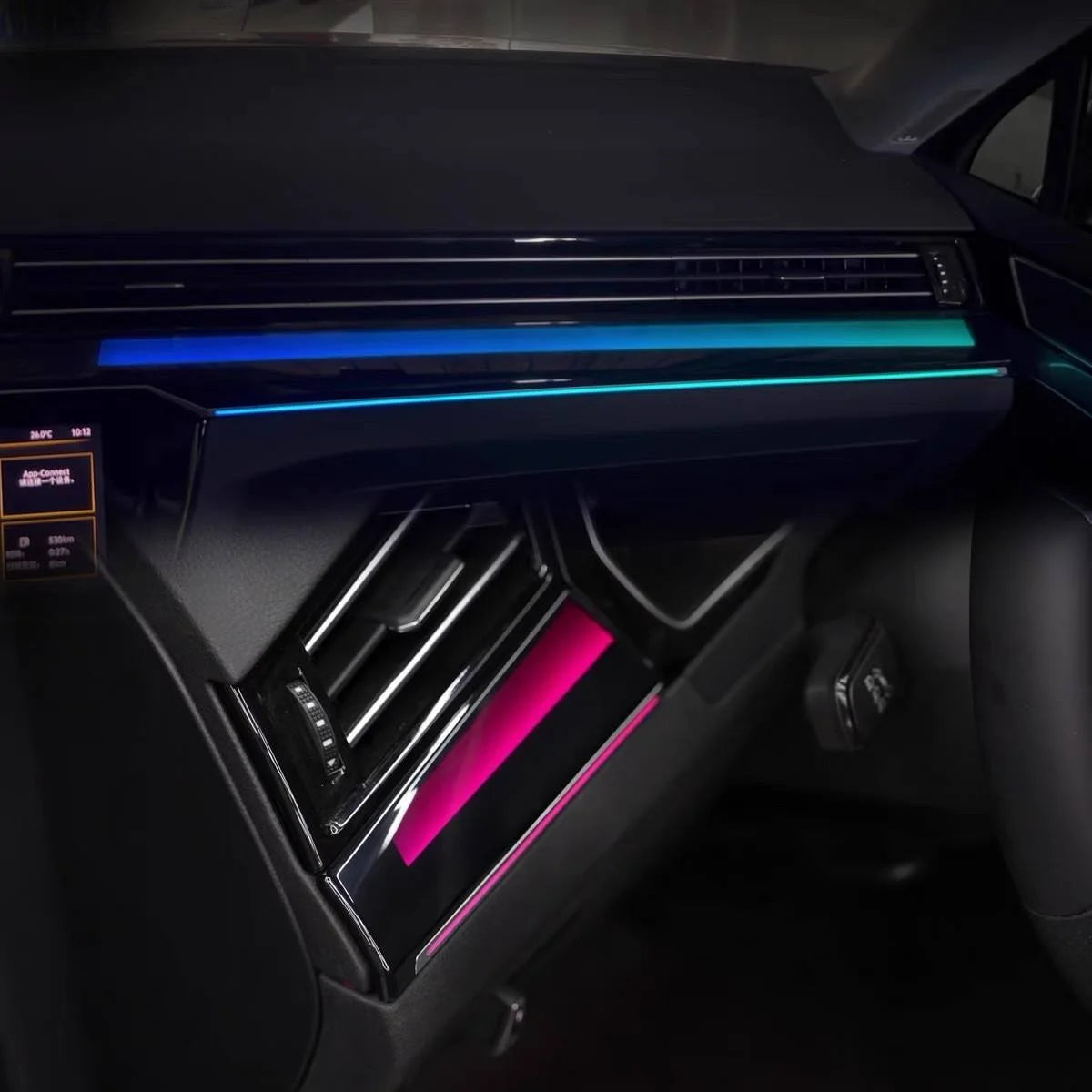 Car 64 Color LED Light for Volkswagen Passat B8 Ambient Light Symphony Complete Kit 2017-2023 VW Dynamic Starry Sky Light
