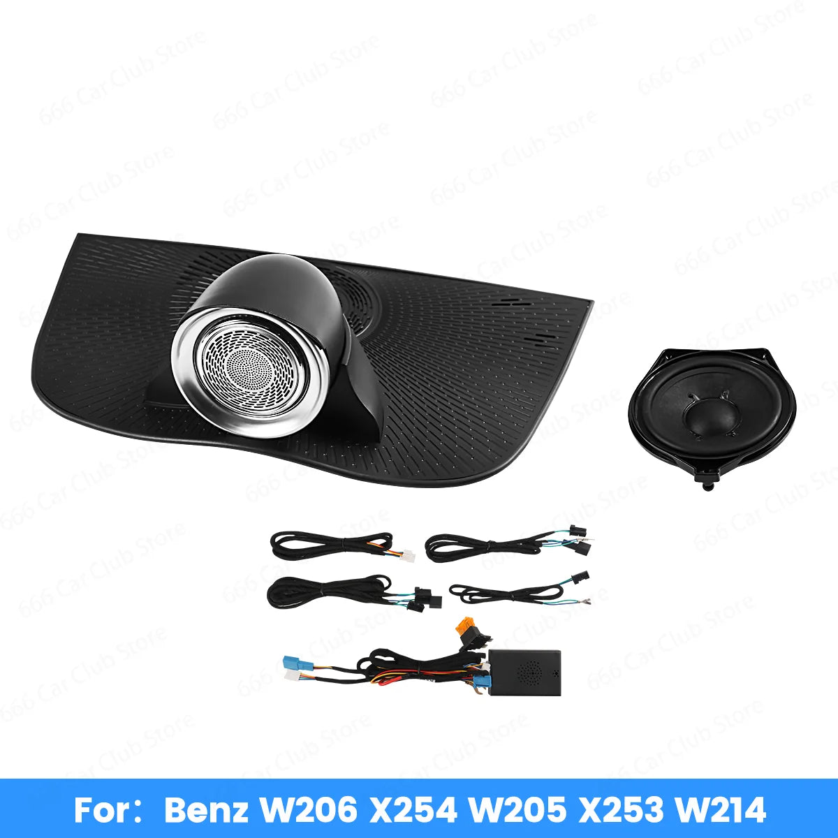64 Color Rotating Center Speaker for Mercedes Benz C Class W206 GLC X254 W214 Rotatable Speaker with Multicolor Options